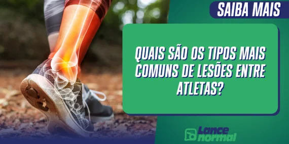 Quais são os tipos mais comuns de lesões entre atletas?