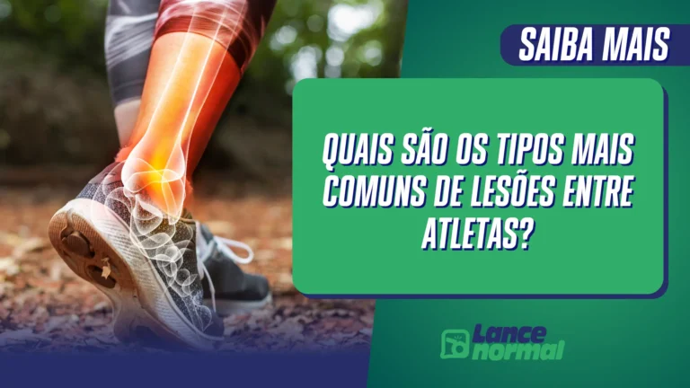 Quais são os tipos mais comuns de lesões entre atletas?