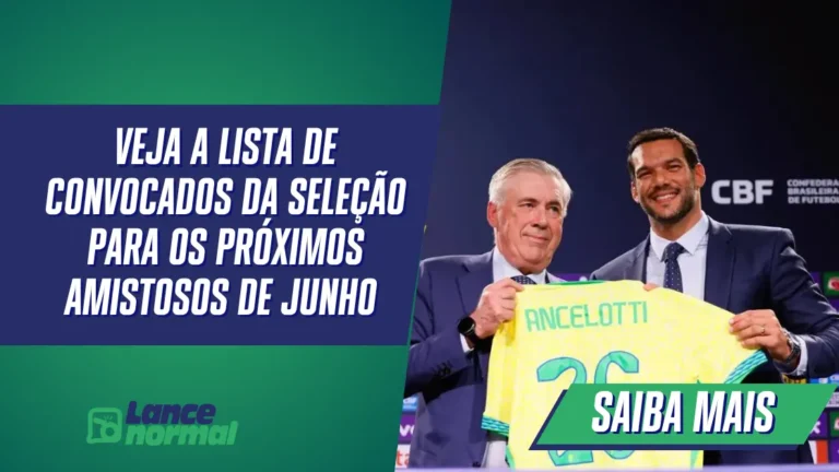 Veja a Lista de Convocados da Seleção para os Próximos Amistosos de Junho