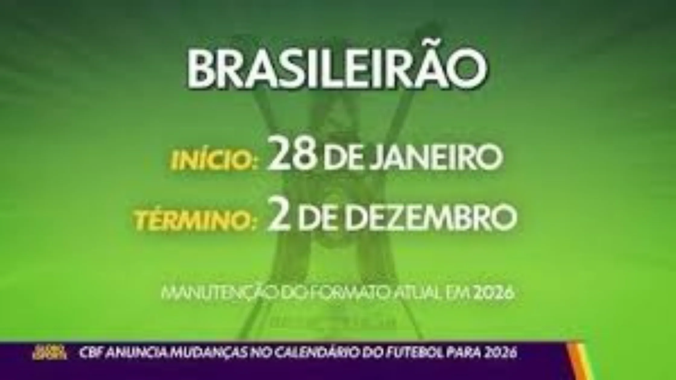 Novo Calendário do Futebol Brasileiro 2026: Quais São as Principais Mudanças